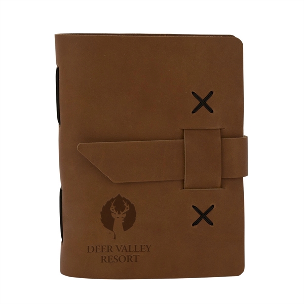 5 1/4" x 6 7/8" x 1" small leather notebook available... from ASI 88060 Snugz/USA Inc / SnugZ USA®