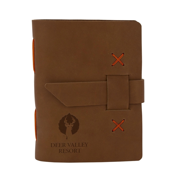 5 1/4" x 6 7/8" x 1" small leather notebook available... from ASI 88060 Snugz/USA Inc / SnugZ USA®