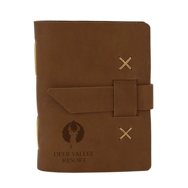 5 1/4" x 6 7/8" x 1" small leather notebook available... from ASI 88060 Snugz/USA Inc / SnugZ USA®