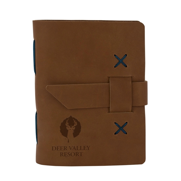 5 1/4" x 6 7/8" x 1" small leather notebook available... from ASI 88060 Snugz/USA Inc / SnugZ USA®