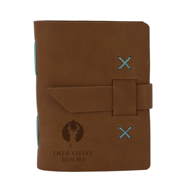 5 1/4" x 6 7/8" x 1" small leather notebook available... from ASI 88060 Snugz/USA Inc / SnugZ USA®