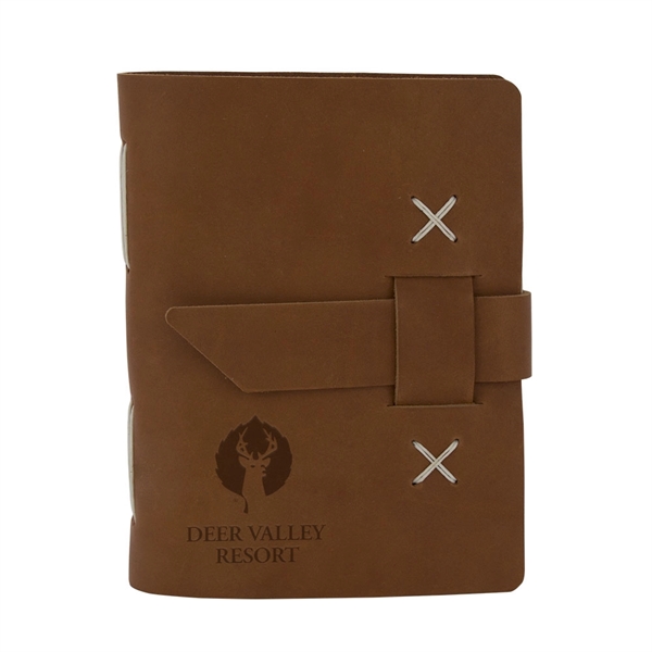 5 1/4" x 6 7/8" x 1" small leather notebook available... from ASI 88060 Snugz/USA Inc / SnugZ USA®
