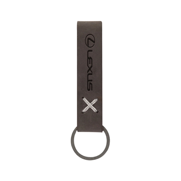 3/4" x 3 1/2" leather loop keychain, available in several colors... from ASI 88060 Snugz/USA Inc / SnugZ USA®