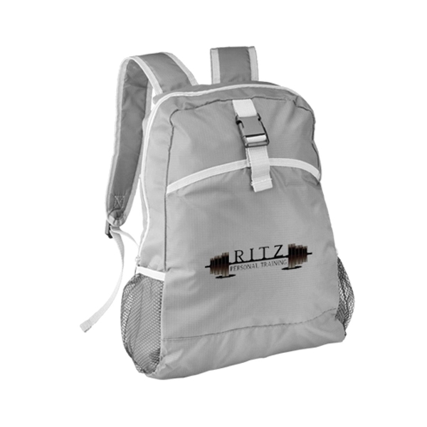 Lightweight, foldable backpack made from 210 denier PU polyester.... from ASI 39552 BEL Promo