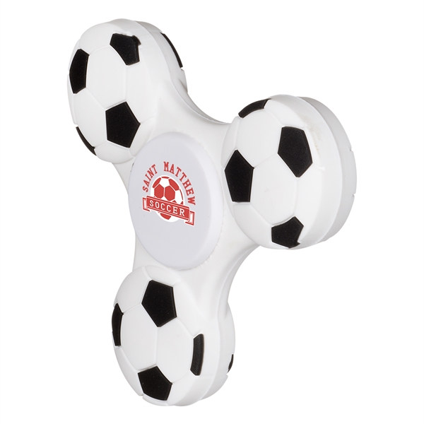 Soccer themed fidget spinner.... from ASI 79530 Prime Line