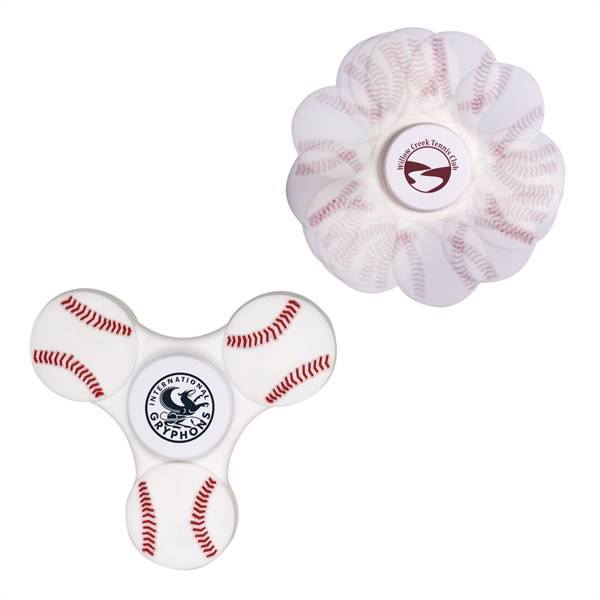 Baseball themed fidget spinner.... from ASI 79530 Prime Line