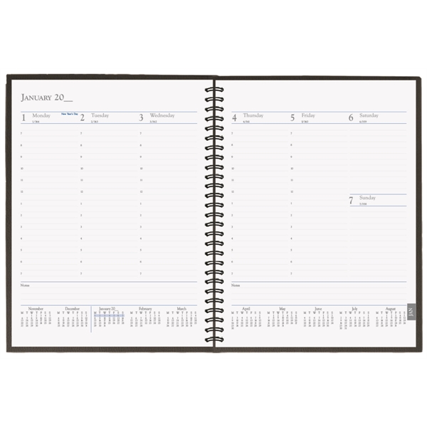 Size 5" x 8", 14 month planner with heavyweight cover, weekly... from ASI 50873 Drum-Line / Drum-line Inc