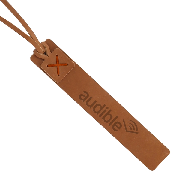 USA-made leather bookmark with tassels, available in several colors with 11... from ASI 88060 Snugz/USA Inc / SnugZ USA®