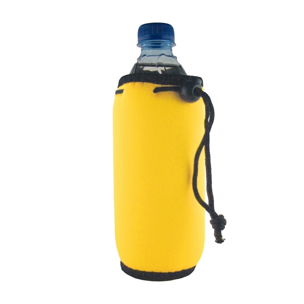 Bottle coolie with drawstring and clip.... from ASI 93520 Ventura Inc