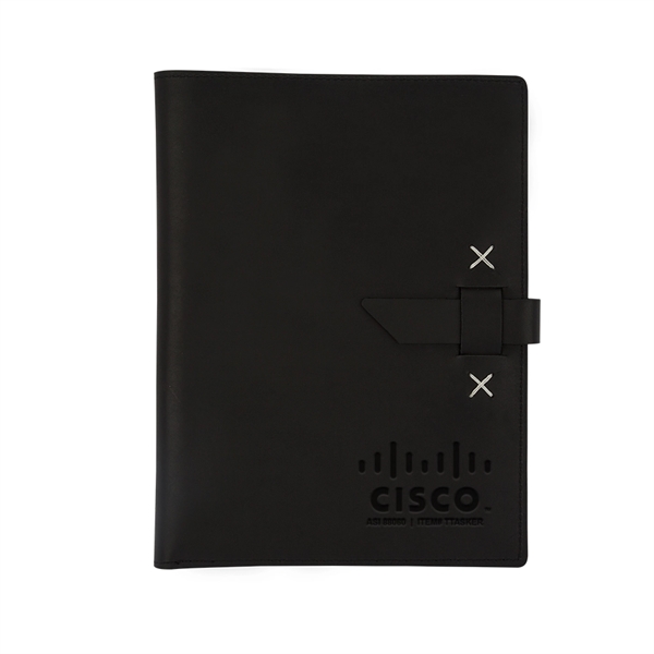 USA-made 9 1/2" x 12 1/2" x 3/4" leather padfolio, available... from ASI 88060 Snugz/USA Inc / SnugZ USA®