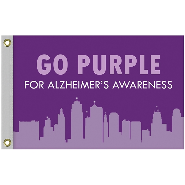 2' X 3' Digitally Printed Single Reverse Nylon Outdoor Flag... from ASI 80228 Quinn