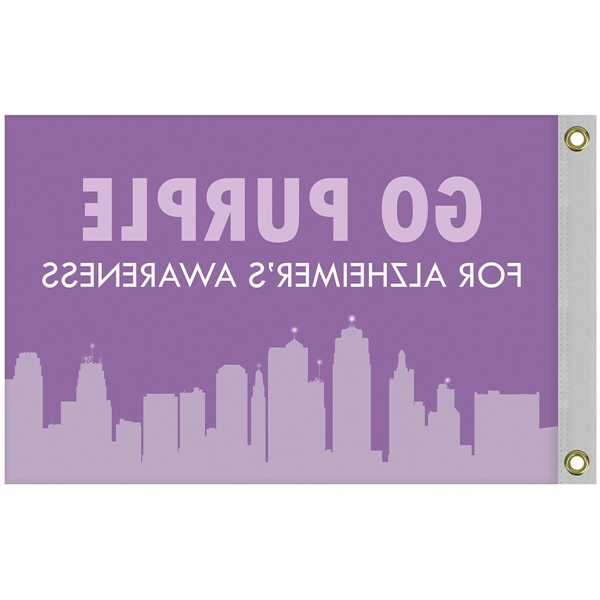 2' X 3' Digitally Printed Single Reverse Nylon Outdoor Flag... from ASI 80228 Quinn