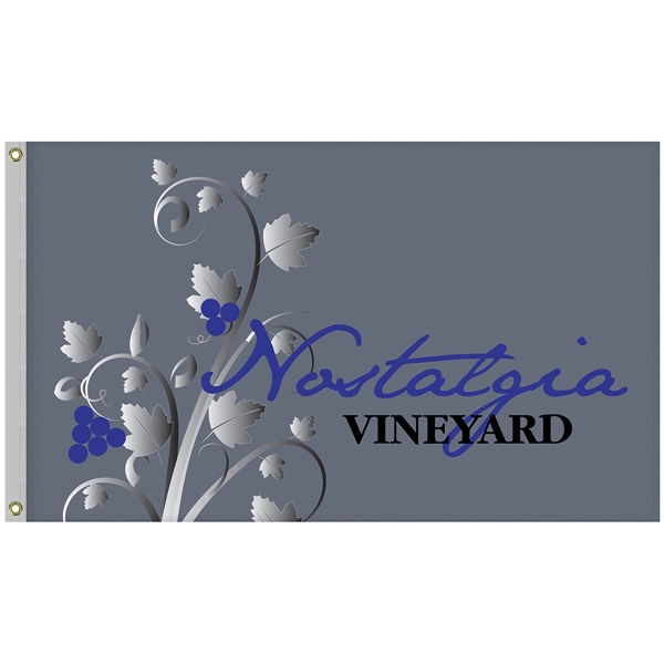 3' X 5' Digitally Printed Single Reverse Nylon Outdoor Flag... from ASI 80228 Quinn