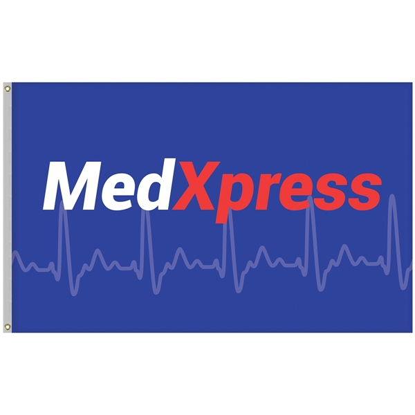 5' X 8' Digitally Printed Single Reverse Nylon Outdoor Flag... from ASI 80228 Quinn