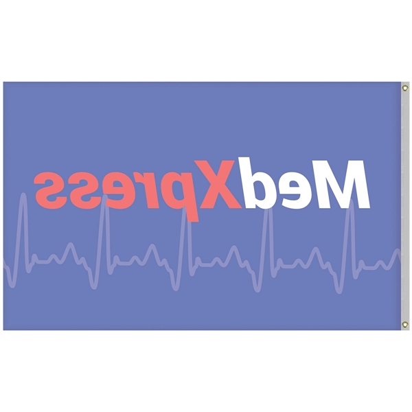 5' X 8' Digitally Printed Single Reverse Nylon Outdoor Flag... from ASI 80228 Quinn