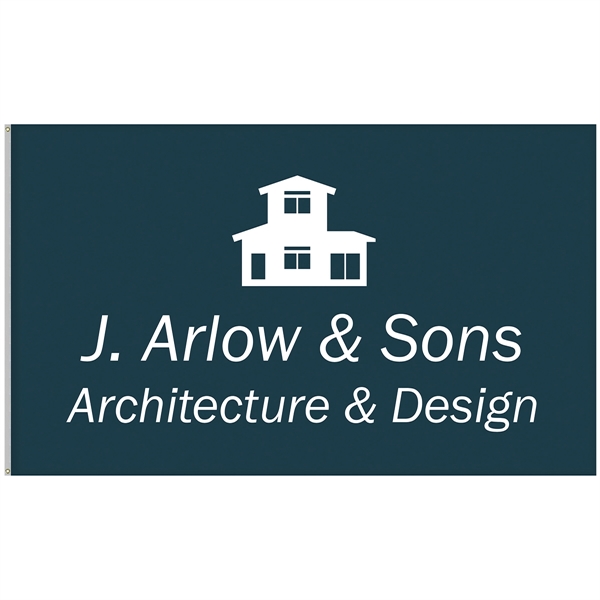 6' X 10' Digitally Printed Single Reverse Nylon Outdoor Flag... from ASI 80228 Quinn