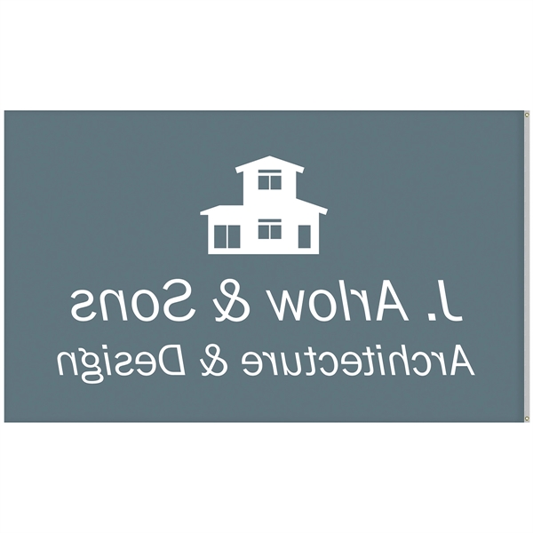 6' X 10' Digitally Printed Single Reverse Nylon Outdoor Flag... from ASI 80228 Quinn