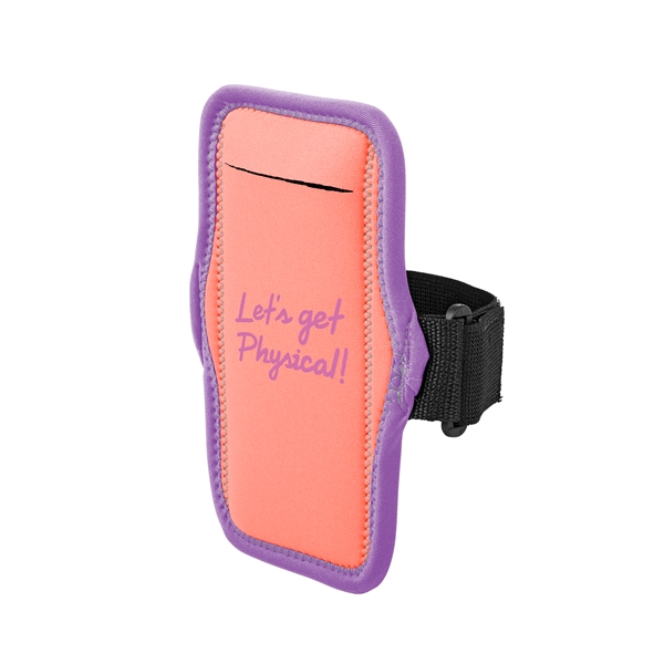 5.25" x 7.375" neoprene jogstrap plus smartphone/iPod holder with adjustable elastic... from ASI 74710 Numo / NUMO