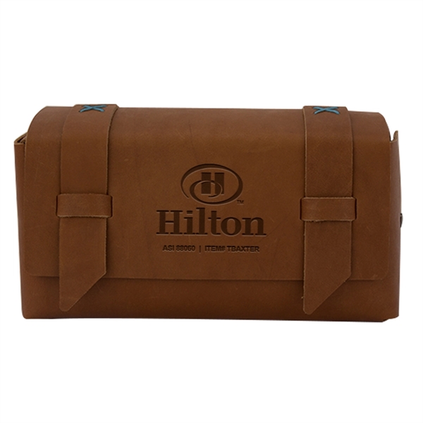 Dopp kit made of handmade genuine leather.... from ASI 88060 Snugz/USA Inc / SnugZ USA®