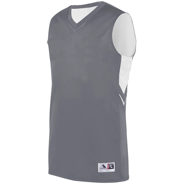 Reversible jersey made with two layers of 100% polyester wicking knit.... from ASI 37461 Augusta Sportswear