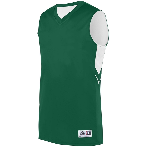 Youth reversible jersey made with two layers of 100% polyester wicking... from ASI 37461 Augusta Sportswear