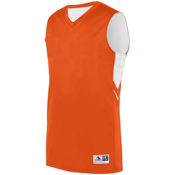 Youth reversible jersey made with two layers of 100% polyester wicking... from ASI 37461 Augusta Sportswear