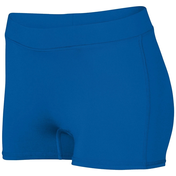 Ladies' Dare short made of 88/12 polyester/spandex knit with moisture wicking.... from ASI 37461 Augusta Sportswear
