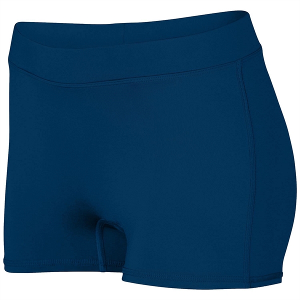 Girls Dare short made of 88/12 polyester/spandex knit with moisture wicking.... from ASI 37461 Augusta Sportswear