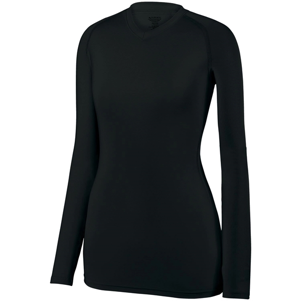 Polyester/Spandex knit ladies' Maven jersey with odor resistance and moisture wicking.... from ASI 37461 Augusta Sportswear