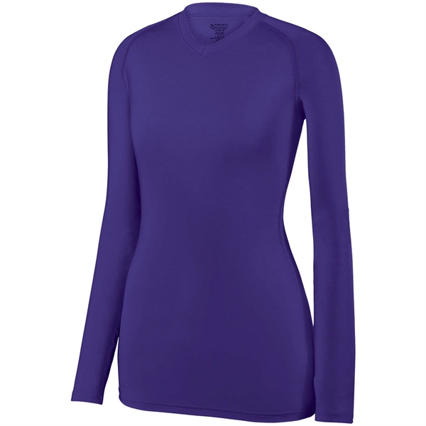 Polyester/Spandex knit ladies' Maven jersey with odor resistance and moisture wicking.... from ASI 37461 Augusta Sportswear