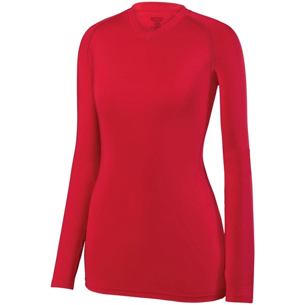 Polyester/Spandex knit ladies' Maven jersey with odor resistance and moisture wicking.... from ASI 37461 Augusta Sportswear