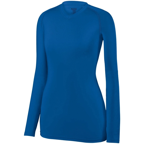 Polyester/Spandex knit ladies' Maven jersey with odor resistance and moisture wicking.... from ASI 37461 Augusta Sportswear