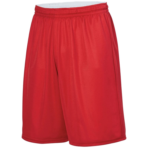 Youth reversible moisture-wicking shorts made of two layers of 100% polyester... from ASI 37461 Augusta Sportswear / Augusta Sportswear, Inc. d/b/a Momentec Brands