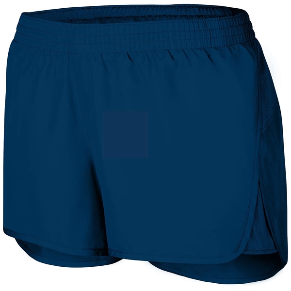 Girls Wayfarer shorts made of polyester with a liner that has... from ASI 37461 Augusta Sportswear