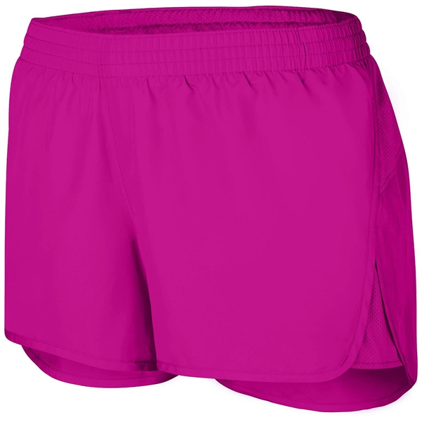 Girls Wayfarer shorts made of polyester with a liner that has... from ASI 37461 Augusta Sportswear