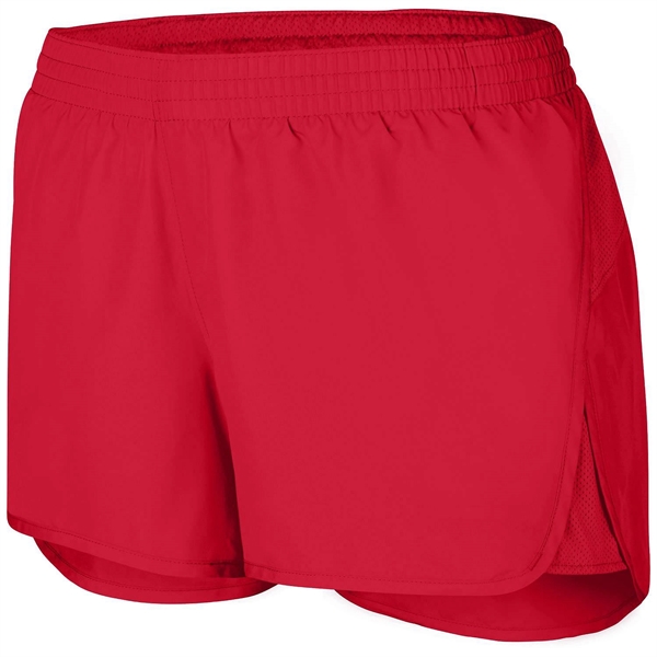 Girls Wayfarer shorts made of polyester with a liner that has... from ASI 37461 Augusta Sportswear