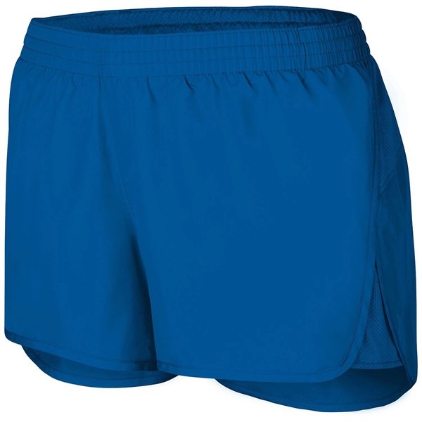 Girls Wayfarer shorts made of polyester with a liner that has... from ASI 37461 Augusta Sportswear