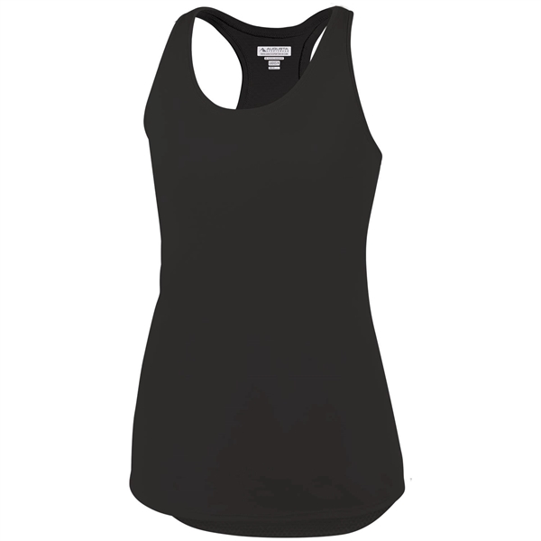 Ladies' tank top made of 100% polyester with moisture wicking and... from ASI 37461 Augusta Sportswear