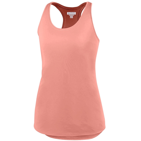Ladies' tank top made of 100% polyester with moisture wicking and... from ASI 37461 Augusta Sportswear
