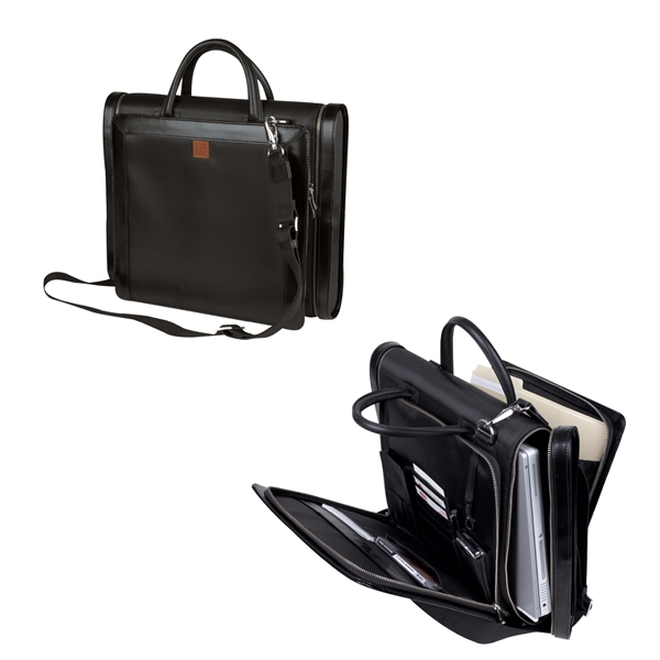 Hard structured multi-zippered laptop briefcase. Features adjustable/removable straps for easy carry.... from ASI 34800 Alstar Creations / Alstar Line