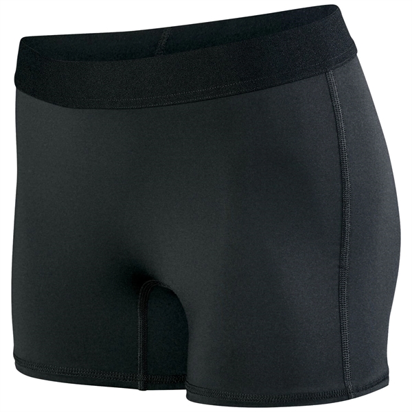 Ladies' Hyperform fitted short with a low rise, moisture wicking, and... from ASI 37461 Augusta Sportswear / Holloway Sportswear Inc