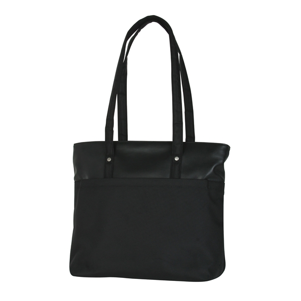 This luxury computer tote features a large main zippered compartment w/... from ASI 34800 Alstar Creations / Alstar Line