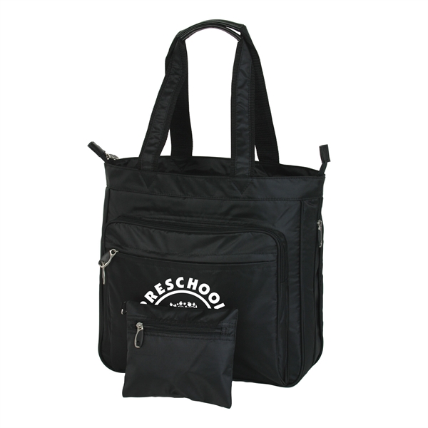 Deluxe computer tote features three expandable zippered padded compartments, two front... from ASI 34800 Alstar Creations / Alstar Line