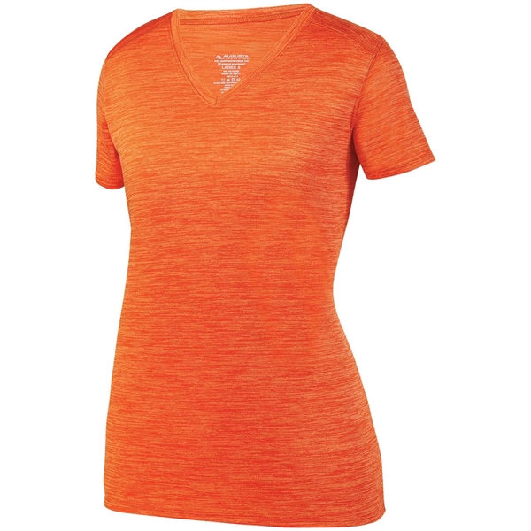 The Ladies Shadow Tonal Heather Training Tee is made from 100%... from ASI 37461 Augusta Sportswear