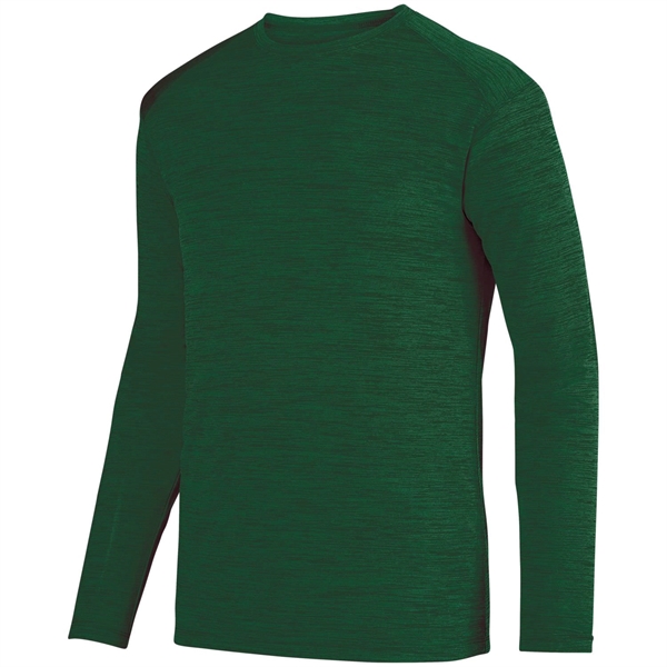 This Shadow Tonal Heather Long Sleeve Tee is made from one... from ASI 37461 Augusta Sportswear