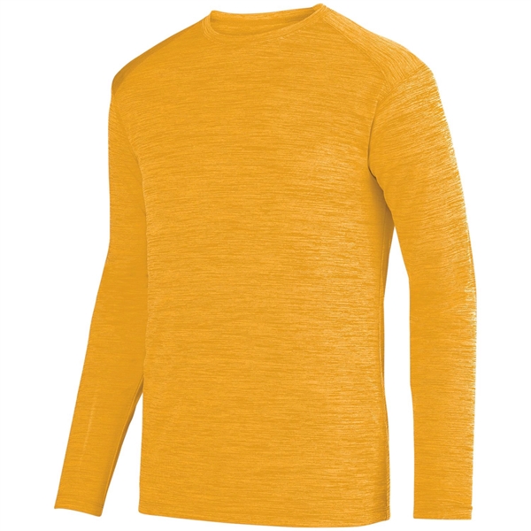 This Shadow Tonal Heather Long Sleeve Tee is made from one... from ASI 37461 Augusta Sportswear