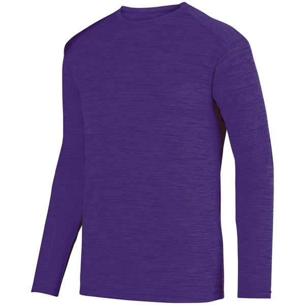 This Shadow Tonal Heather Long Sleeve Tee is made from one... from ASI 37461 Augusta Sportswear
