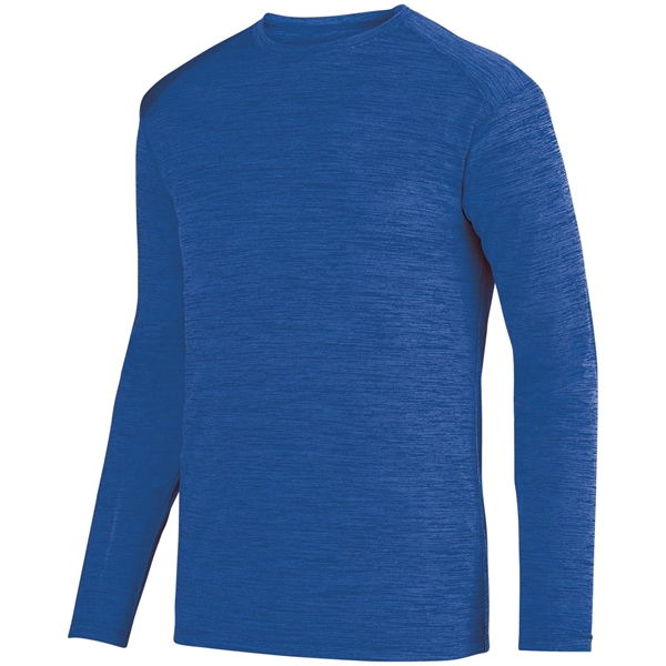 This Shadow Tonal Heather Long Sleeve Tee is made from one... from ASI 37461 Augusta Sportswear