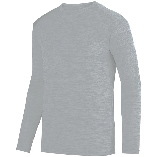 This Shadow Tonal Heather Long Sleeve Tee is made from one... from ASI 37461 Augusta Sportswear