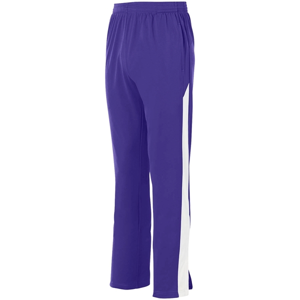 Youth Medalist pant 2.0 made of heavyweight 100% polyester with contrast... from ASI 37461 Augusta Sportswear